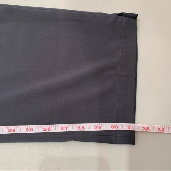 Slazenger Golf Pants Men Black Solid Straight Leg Stretch Polyester 32x32 C Pics - Picture 8 of 9